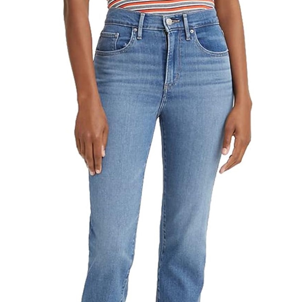Levi’s 724 high-rise, straight crop size 27